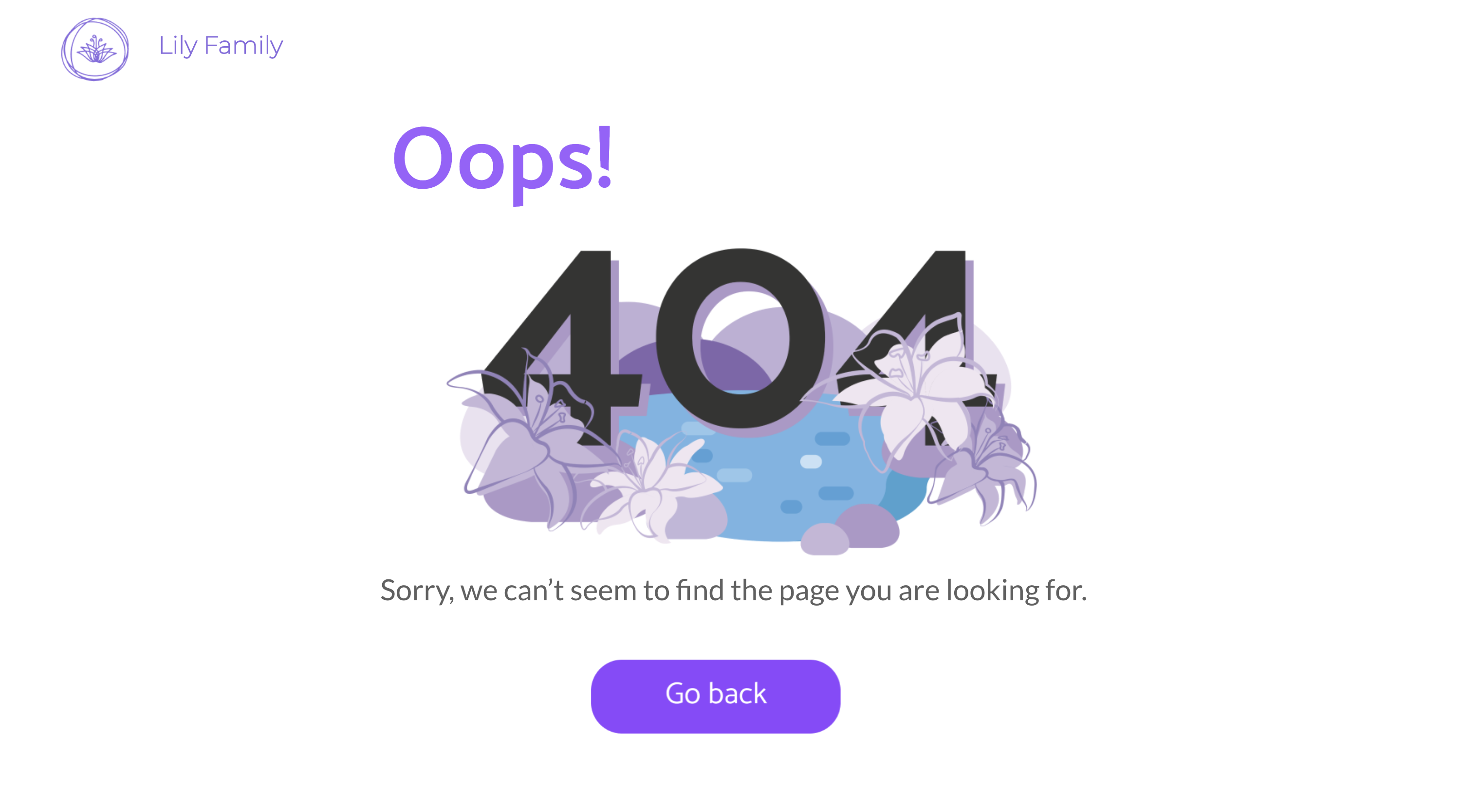 404 page