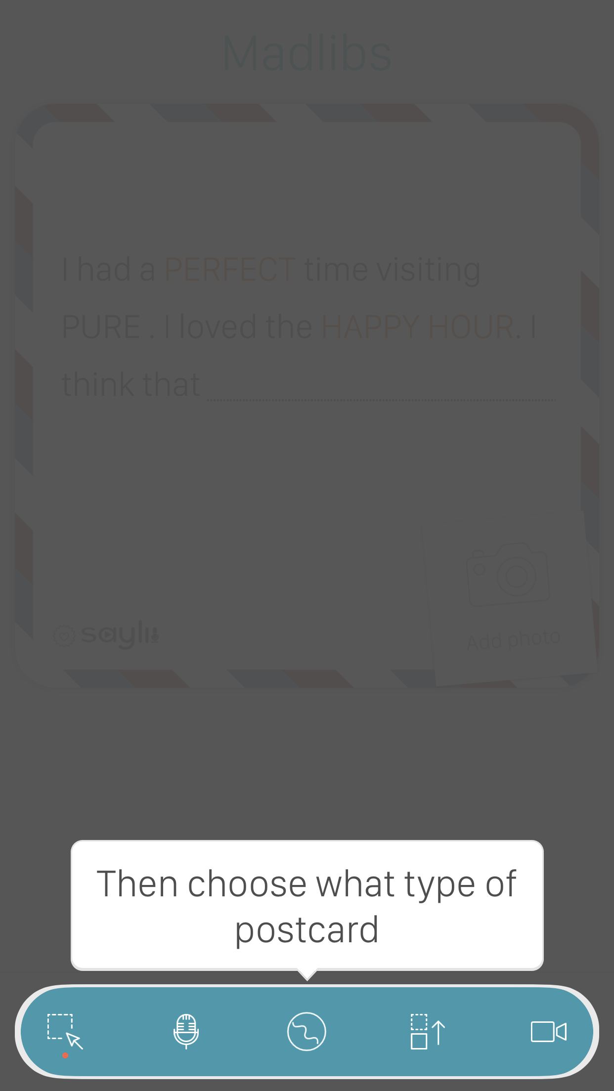 Capture instructions
