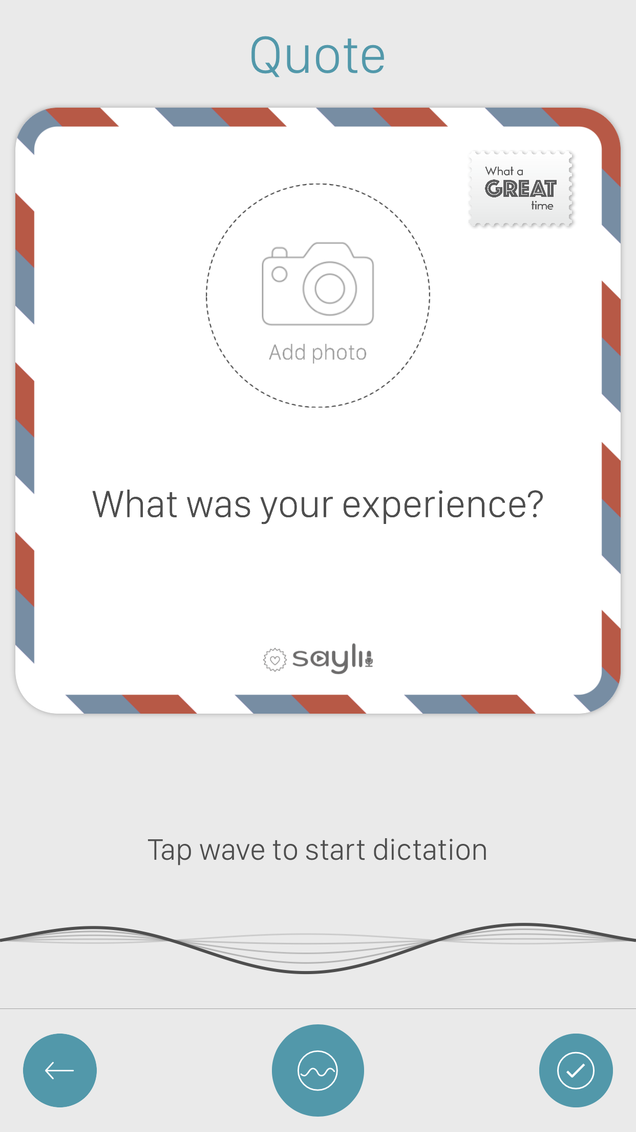 Quote card